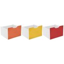 Ver imagem 4 de Nicho Organizador Infantil Livreiro Multiuso com 9 Gavetas e Rodízios 108cm Doce Sonho Colorido/Bran