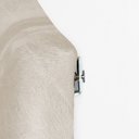 Ver mais imagens de Conjunto Cabeceira Painel Estofada para Cama de Solteiro - Rosê