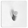 Gancho de Parede Auto Adesivo Inox Kit 2 Peças 5,5cm - 2