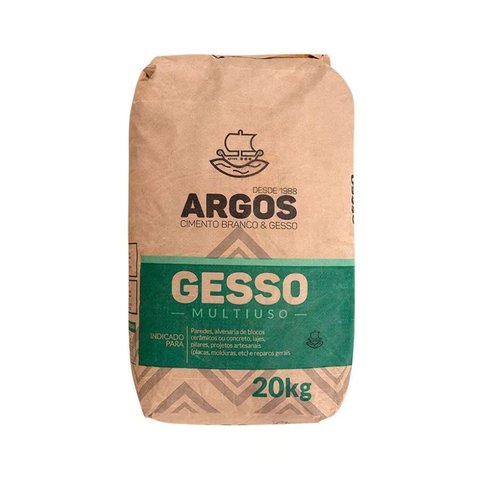 Gesso Branco Multiuso 20kg Argos