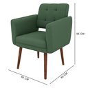 Ver imagem 4 de Poltrona Decorativa Stella em Veludo – Just Time