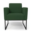 Ver imagem 5 de Kit 2 Poltronas Base Industrial Preto Marisa Veludo D03 - D’Rossi