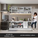 Ver imagem 6 de Armário de Cozinha Completa 220cm Branco Agata da Thêmis Madesa