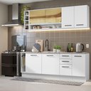 Ver imagem 1 de Armário de Cozinha Completa 220cm Branco Agata da Thêmis Madesa