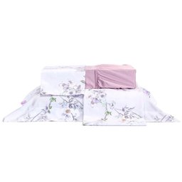 Jogo de Cama King Size Plumasul Urbam Garden Floris Cetim 400 fios com 4 Peças - 1