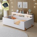 Ver imagem 2 de Cama de Criança Infantil Design Doçura Juvenil Lisa - Branca Incluso Lousa Mágica