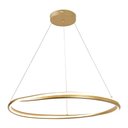 Ver imagem 3 de Lustre Pendente Nordecor Euni Odi 2872 80cm Dourado Fosco Led Bivolt