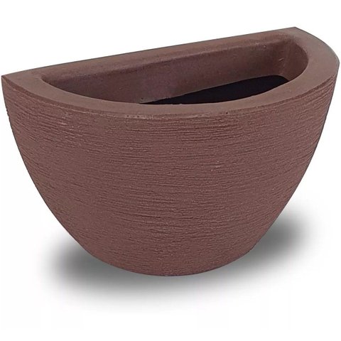 Vaso Decorativo para Plantas Parede Tamanho P:marrom