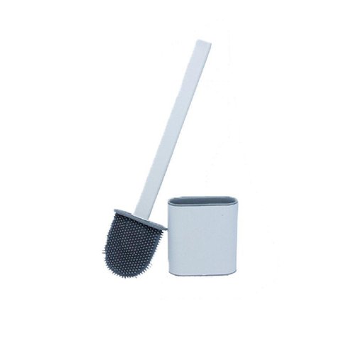 Escova Sanitária de Silicone para Banheiro Vaso Limpeza Ud727