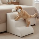 Ver imagem 2 de Escada Pet 46cm Estofada para Cachorro Nuvem R01 Veludo Bege - Annie Decor