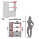 Ver imagem 4 de Armário para Cozinha BL3310 Sienna Branco