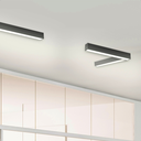 Ver imagem 2 de Luminária Sobrepor Taschibra Vetor Led 17w 56cm Bivolt Preta 4000k Suave