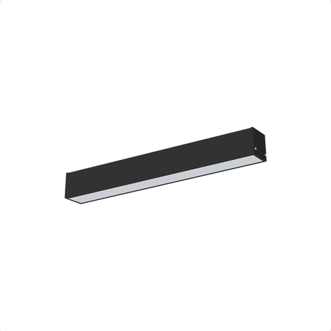 Luminária Sobrepor Taschibra Vetor Led 17w 56cm Bivolt Preta 4000k Suave