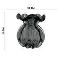 Ver mais imagens de Vaso Decorativo Murano Trouxinha Italy Cinza 11cm 1546 Lyor