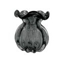 Ver imagem 1 de Vaso Decorativo Murano Trouxinha Italy Cinza 11cm 1546 Lyor