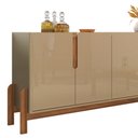 Ver imagem 3 de Aparador Buffet 4 Portas Belle 170 cm Champagne e Cedro - D’Rossi
