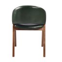 Ver imagem 7 de Kit 6 Cadeiras Decorativa Sala de Jantar Luxo Larissa Facto Verde - Mozzelar