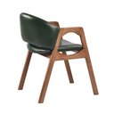 Ver imagem 6 de Kit 6 Cadeiras Decorativa Sala de Jantar Luxo Larissa Facto Verde - Mozzelar