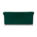 Ver imagem 6 de Sofá 2 Lugares 1,80m Pés de Madeira em Veludo Verde Floresta - Amsterdam Lucadi Home