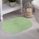 Ver imagem 2 de Tapete Oval Allegro Verde - 60cm x 40cm Corttex Tapete Oval Allegro Verde- 60cm x 40cm