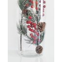 Ver imagem 3 de Arranjo de Natal Natalino 50cm Vaso Tubo de Vidro