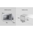 Ver mais imagens de Forno de Embutir Elétrico Espelhado 44l com Grill e Timer Atlas U Top Style 127v