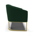 Ver imagem 6 de Sofá Namoradeira 2 Lugares Industrial Dourado Stella Bouclê Verde D03 - D'Rossi