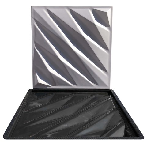 Forma 3D Gesso e Cimento ABS - Trace 30x30