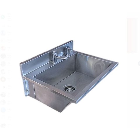 Lavatório com 01 Torneira e Dosador 50cm - Construinox