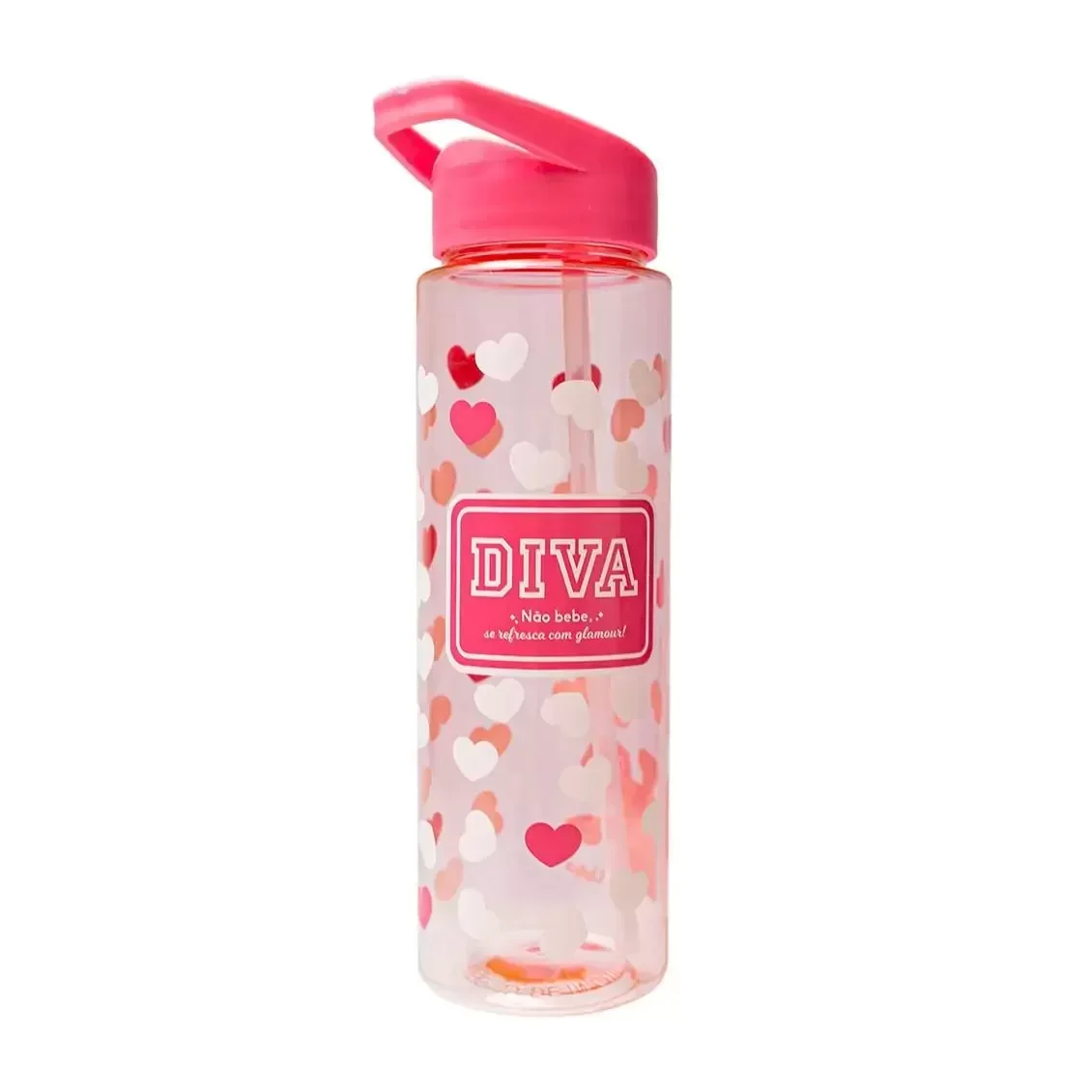 Garrafa com Canudo - Diva College 700ml