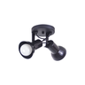 Spot Sobrepor 2 Lâmpadas Direcionável E-27 Preto - 1