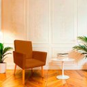 Ver imagem 2 de Poltrona Cadeira para Sala Confortável e Minimalista Nina Suede