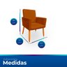 Poltrona Cadeira para Sala Confortável e Minimalista Nina Suede - 6