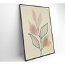 Quadro Abstrato Folhas 4 60x40 Cm Vidro Impresso - 5