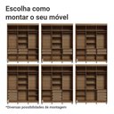 Ver imagem 7 de Guarda-Roupa Casal com Pés 6 Portas Batentes com Espelho Venus Madesa