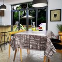 Ver imagem 6 de Toalha de Mesa Térmica Pvc Café Jantar Cozinha 1,40 X 2,20 Id Decor Café Expresso Marrom