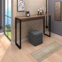 Ver imagem 2 de Aparador para Sala de Estar Office Industrial 120 Nogal Sevilha - PR Móveis