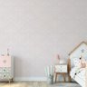 Papel de parede infantil  rosa menina quarto de bebê  M² VR10 - 3