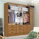 Ver imagem 1 de Closet Casal Sevilha 9 Gavetas Mdp Carioca Móveis