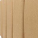 Ver imagem 4 de Cabeceira Casal Veludo Bege Placa Modulada Estofada Ripada Adesiva