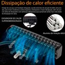 Ver imagem 4 de Farol de Milha Barra Aux 48w Led Branco Frio + Ambar Guincho Moto Carro Neblina C/ 3 Modos -strobo/p