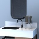 Ver imagem 7 de Porta Toalha de Rosto Banheiro de Bancada Duplo Cromado Seul