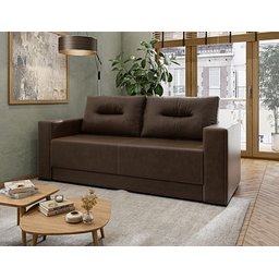 Estofados Madri Sofá 2 Lugares Corano Marrom 1.80m para Sala Bz Home Decor - 3