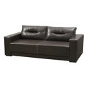 Ver imagem 1 de Estofados Madri Sofá 2 Lugares Corano Marrom 1.80m para Sala Bz Home Decor