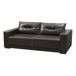 Estofados Madri Sofá 2 Lugares Corano Marrom 1.80m para Sala Bz Home Decor - 1