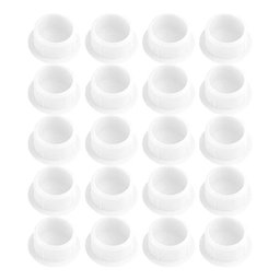 Tapa Furo Para Móveis 8mm 500 Unidades Branco - 1