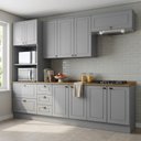 Ver imagem 1 de Cozinha Completa Modulada 100% MDF 5 Peças Cinza Emily