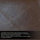 Ver imagem 5 de Poltrona Sala de Cinema Reclinável Retrátil Manual 193cm com Porta Copos Visalia Couro Tabaco Mancha