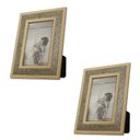 Ver imagem 1 de Duplo Porta Retrato De Madeira Com Vidro 15X21 Decor Home