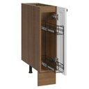 Ver imagem 2 de Balcão Porta-temperos 20 Cm 1 Porta (sem Tampo) Rustic/branco Vik Madesa